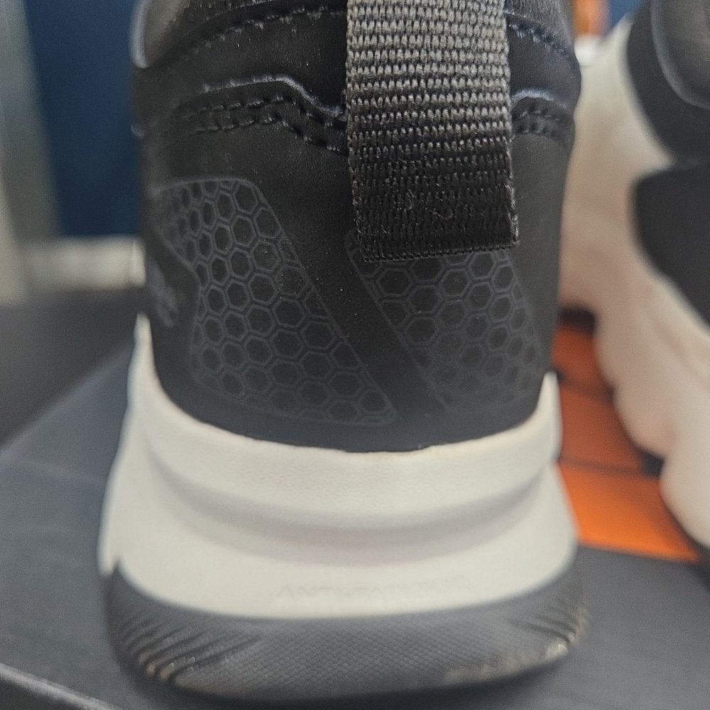 Black and White Kids Sneakers - Picture 7 of 12